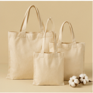 Organic Cotton Tote Bag Set
